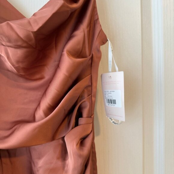 Women's Birdy Grey Lydia Matte Terracotta Maxi Dress XS NWT - Picture 7 of 16